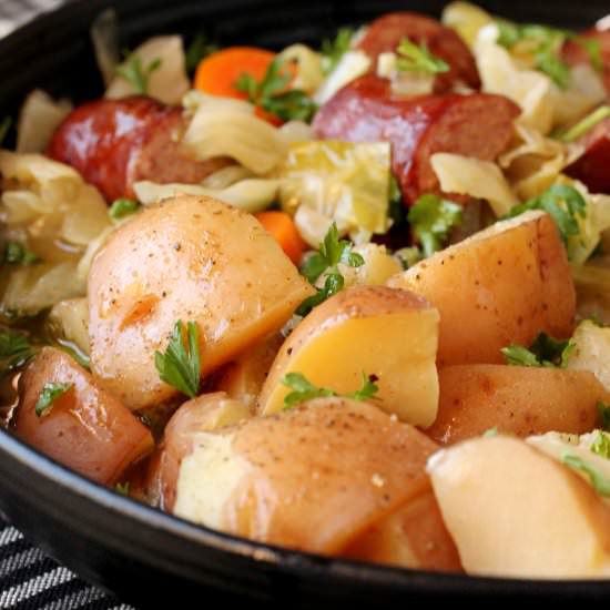 Smoked Sausage Vegetable Bowl