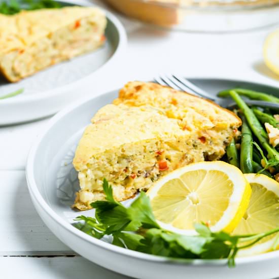 Quick & Easy Canned Salmon Pie