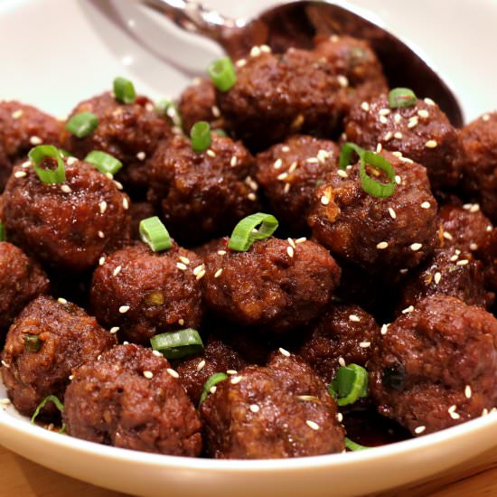 Korean Sweet and Savory Meatballs