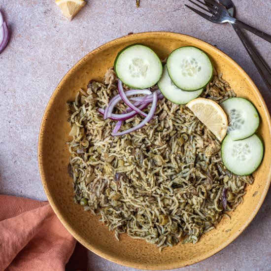 Instant pot spring vegetable pulao
