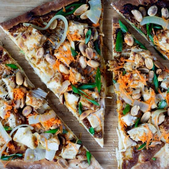 Thai Chicken Flatbread