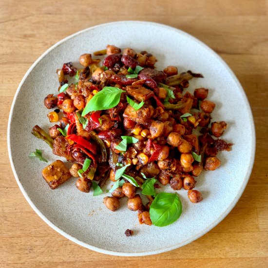 Easy One Pot Chickpea Pantry Bowl