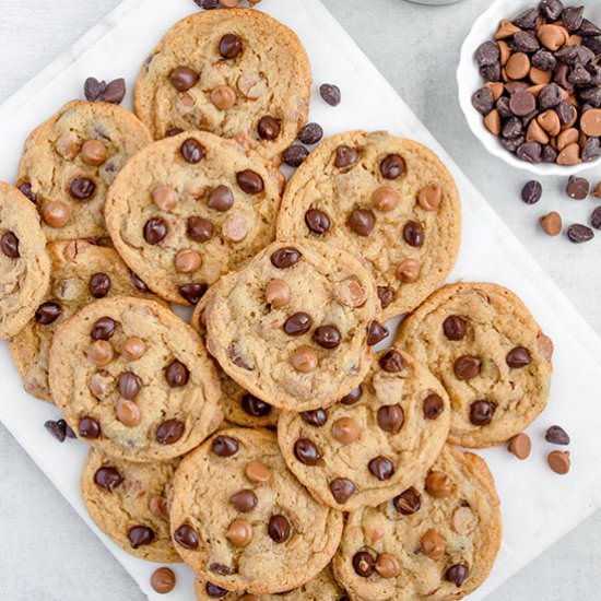 Chocolate & PB Chip Cookies