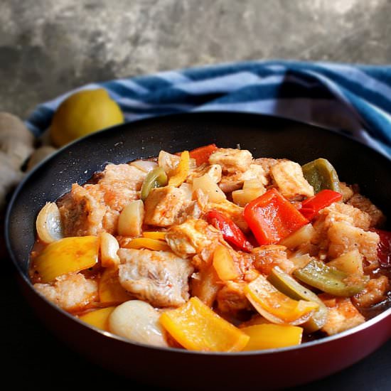 Sweet and Sour Fish with Tofu