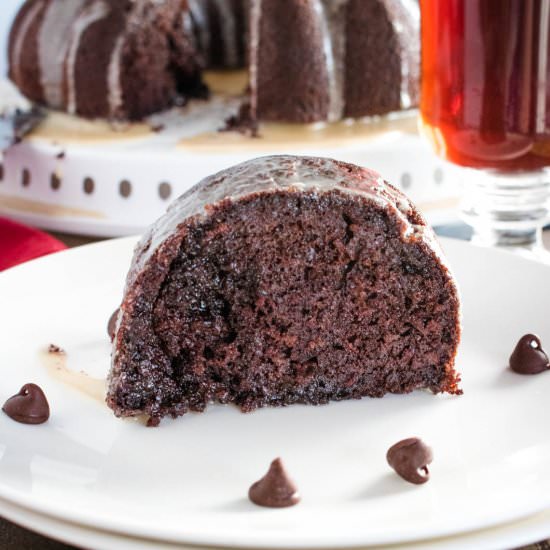 Brownie Batter Mocha Bundt Cake