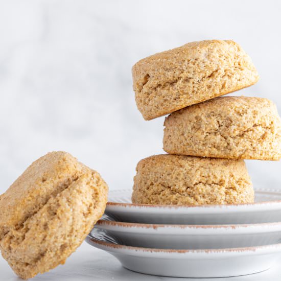 100% whole wheat buttermilk biscuits