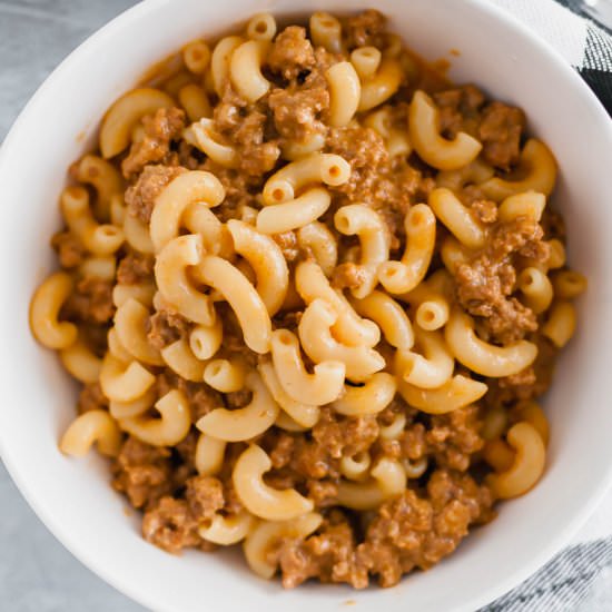 Homemade Hamburger Helper