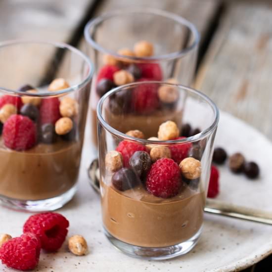 Chocolate Avocado Puddings