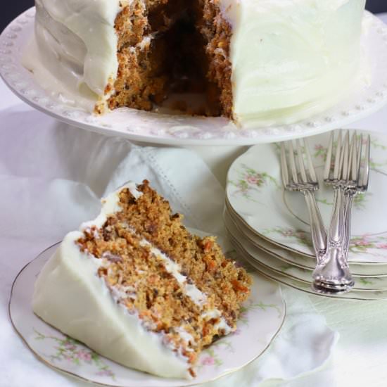 Carrot Cake with Cream Cheese Icing