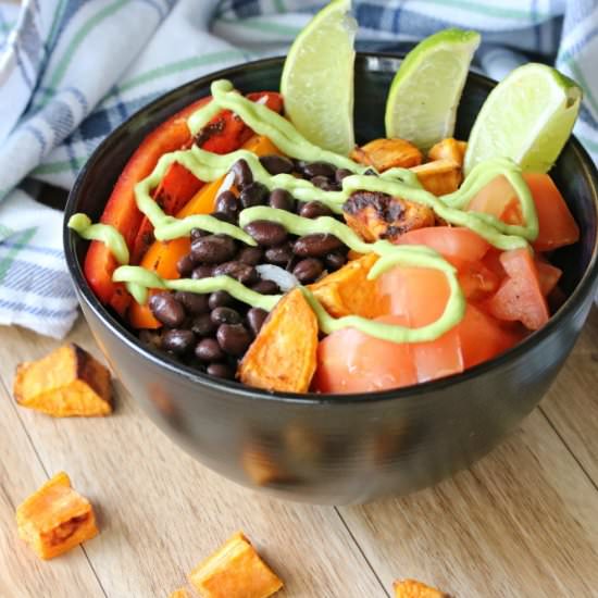 Easy Vegan Burrito Bowl