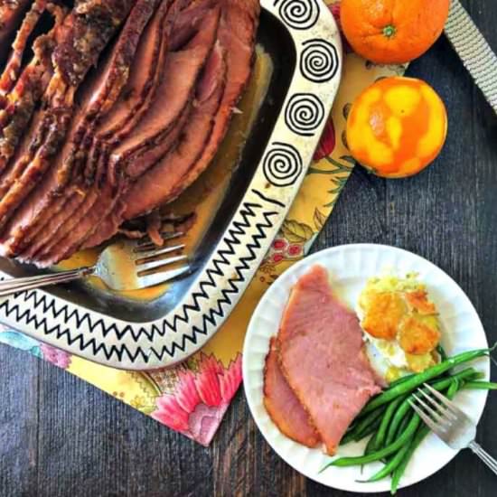 Brown Sugar & Spice Ham for Easter
