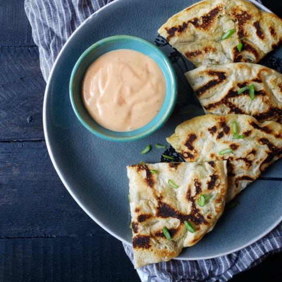 sourdough pickle pancakes