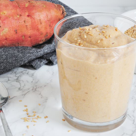 Sweet potato – tofu smoothie