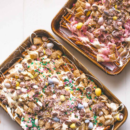 Easter Egg Crunch Bark