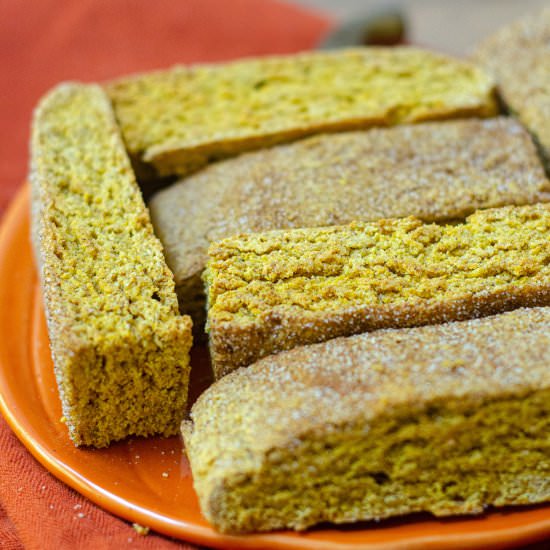 pumpkin spice biscotti