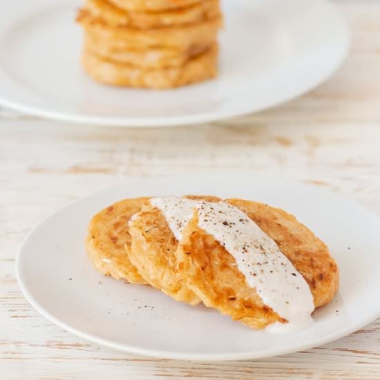 Vegan Sauerkraut Pancakes