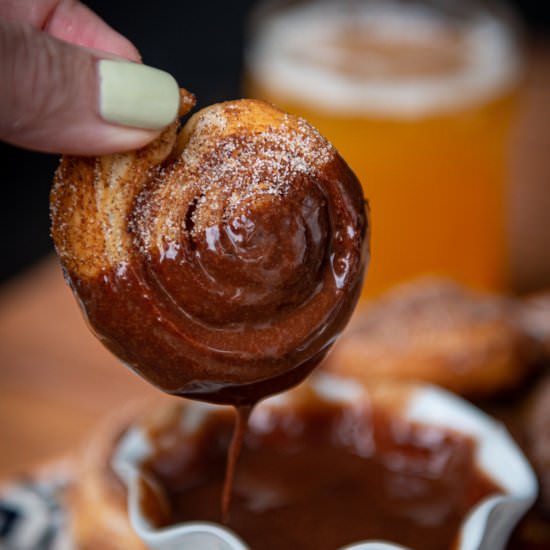 Puff Pastry Churro Curls