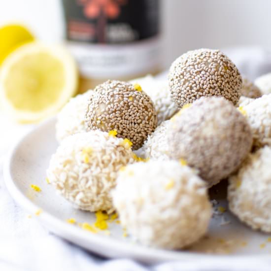 Lemon Honey Chia Bliss Balls