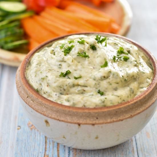 Easy Dill Veggie Dip
