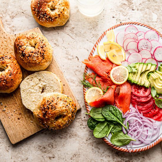 Easy Homemade Everything Bagels