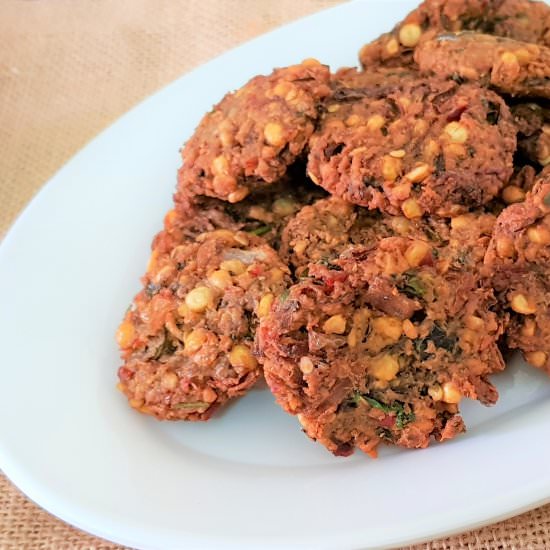 Banana Blossom Vada/Vazhaipoo Vadai