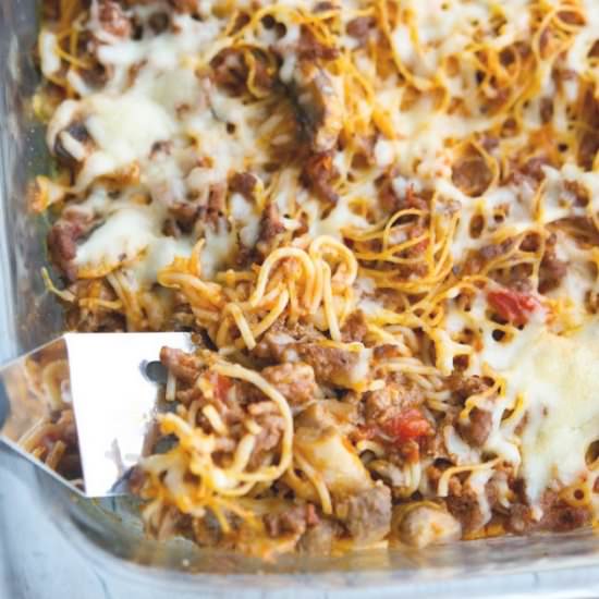 Spaghetti Casserole