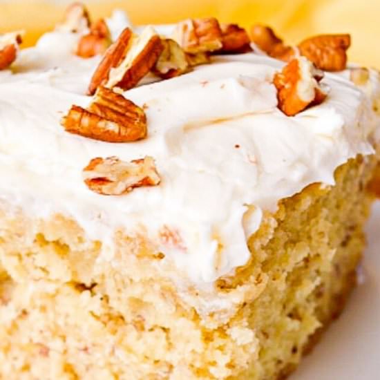 Banana Cake w Cream Cheese Frosting