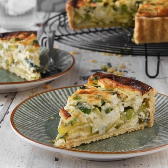 Vegetable and cheese pie