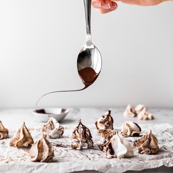 Chocolate Meringue Cookies
