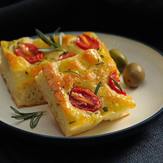 Ligurian Focaccia with Rosemary