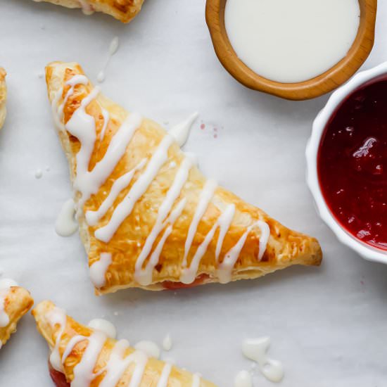 Strawberry + Cream Cheese Turnovers