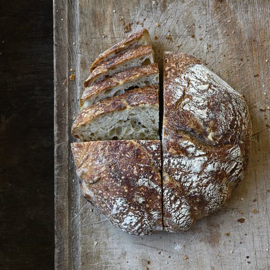 Homemade sourdough bread