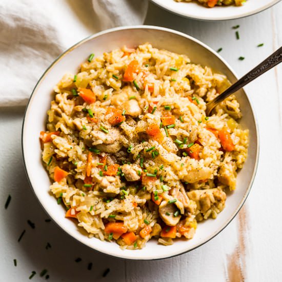 Instant Pot Chicken and Rice 3 Ways