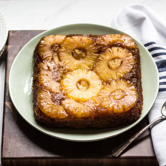 GF Pineapple Upside Down Cake