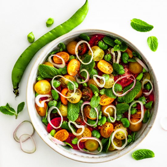 Minty Tomato Salad