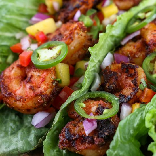 Blackened Shrimp Tacos