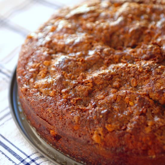Maple banana coffee cake