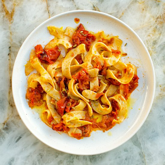 Roasted Tomato and Fennel Pasta