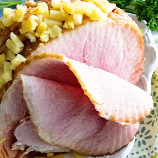 Crock Pot Pineapple Ham