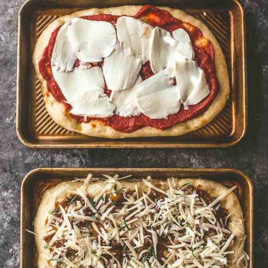 No-Knead Sheet Pan Pizza