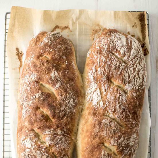 No-Knead French Bread