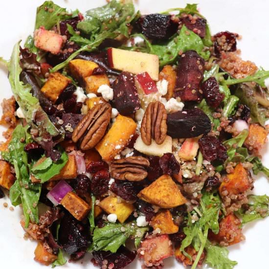 Harvest Salad w/ Sweet Potato, Beets