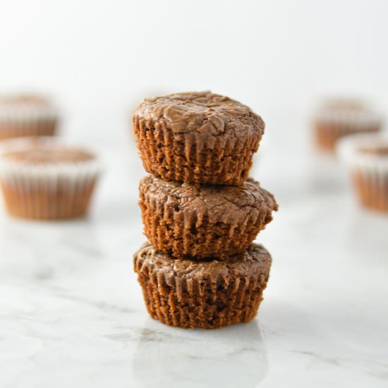 3 Ingredient Mini Nutella Muffins