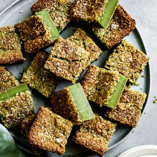 Matcha Mochi Cake
