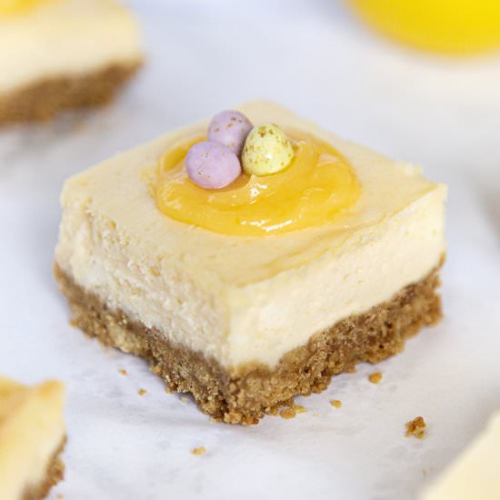 Easter Lemon Cheesecake Bars