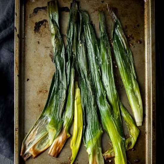 Simple Roasted Leeks