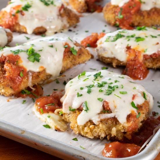 Crispy Chicken Parmesan
