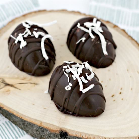 Keto Chocolate Coconut Eggs