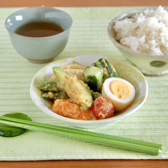 Quick Miso Pickled Vegetables