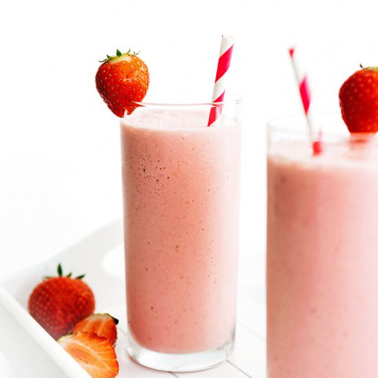 Strawberry Cottage Cheese Smoothie